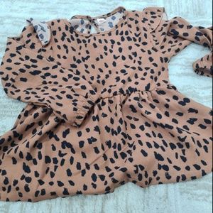 Baby girl SheIn printed ruffle trim top Blouse